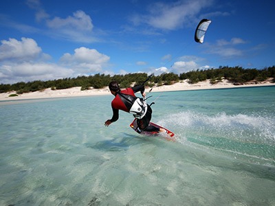 Kitesurf à la Pointe Faula